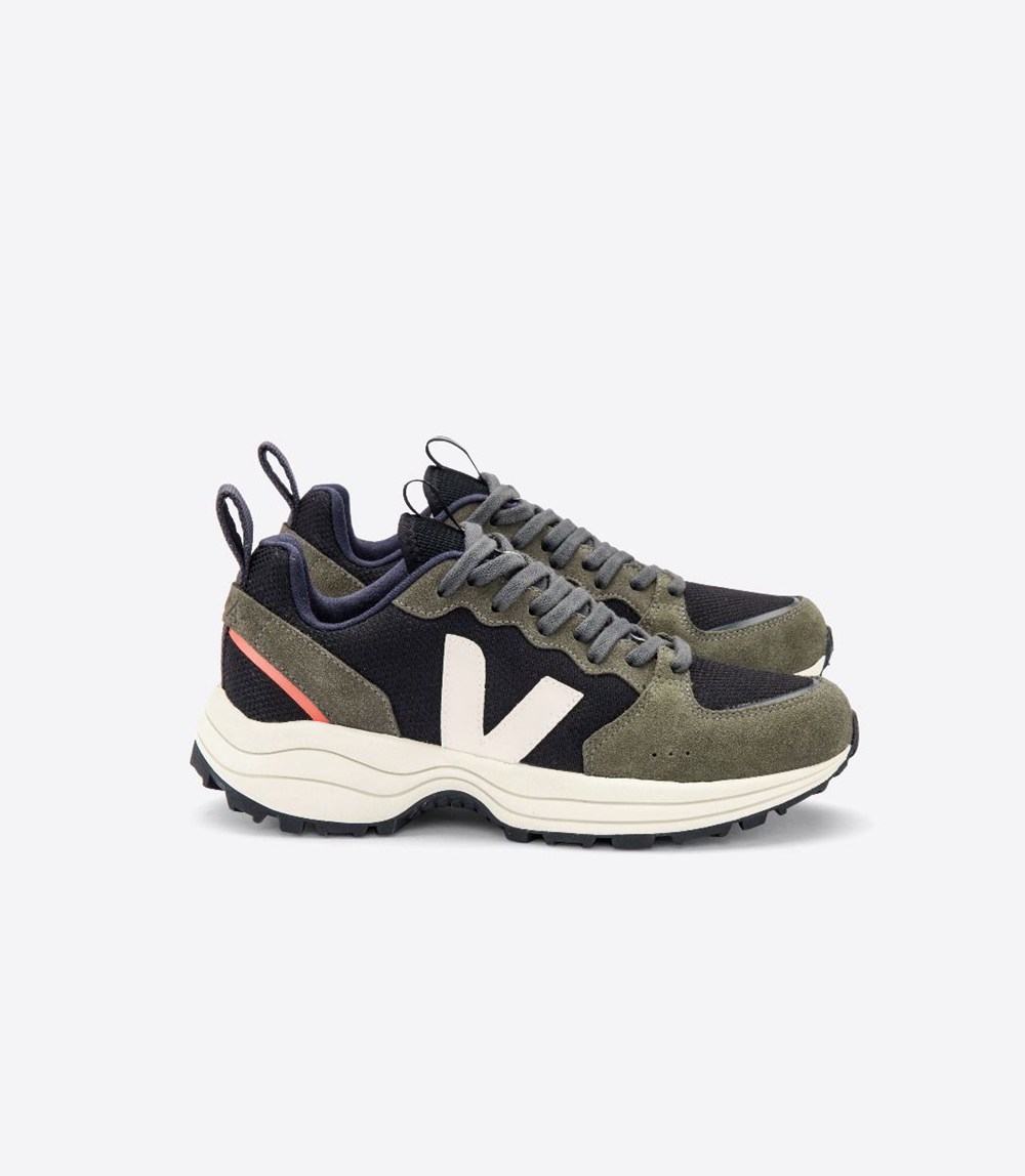 Veja Sneakers Dam - Venturi Bastille B-Mesh - Nigga/Grå/Olivgröna - 762104-QDL